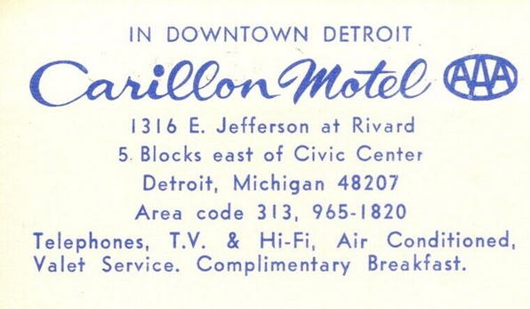 Rivertown Inn & Suites (Carillon Motel) - Old Postcard